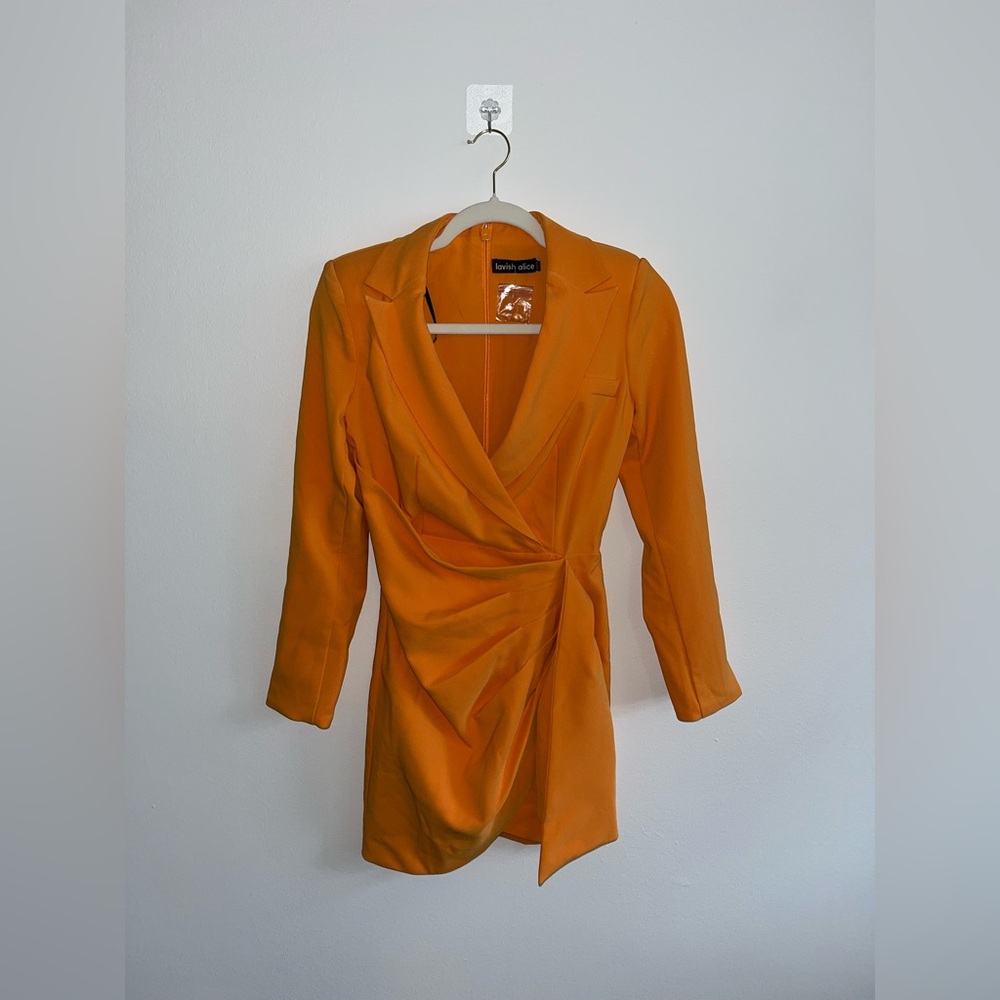 Lavish Alice Vibrant Orange Dress